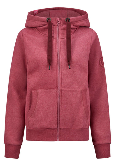 Salzhaut - SÖÖTE JACKE Damen Leicht tailliert - Eingriffstaschen - Hoodiejacke - Reduziert - 27 - #farbe_berry