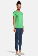 salzhaut - STEENTJE Damen Shirt normale Passform - adenauer & co - Anker - Basic - 19 - #farbe_Apple Green Mel