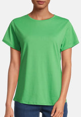 salzhaut - STEENTJE Damen Shirt normale Passform - adenauer & co - Anker - Basic - 17 - #farbe_Apple Green Mel