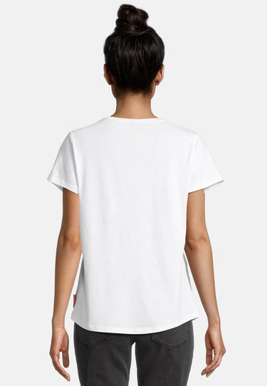 Salzhaut - STEENTJE Damen normale Passform - anker - baumwollshirt freizeittop geschenkidee freundin küste streetwear mode freizeitbekleidung - damenbekleidung - 40 - #farbe_white