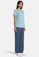 salzhaut - STEENTJE Damen Shirt normale Passform - adenauer & co - Anker - Basic - 31 - #farbe_Aqua