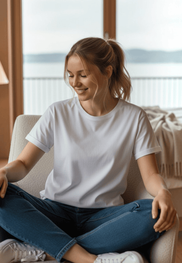 salzhaut - STEENTJE Damen Shirt normale Passform - adenauer & co - Anker - Basic - 44 - #farbe_White