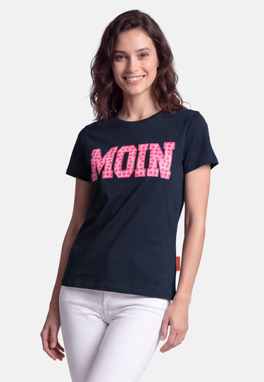 salzhaut - STEENTJE - MOIN Herzen Damen Shirt Regular Fit - adenauer & co - Anker - Basic - 3 - #farbe_Navy-Blossom