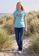 salzhaut - Damen Shirt STEENTJE - MOIN Leo Regular Fit - adenauer & co - Anker - Basic - 9 - #farbe_Aqua-Pink