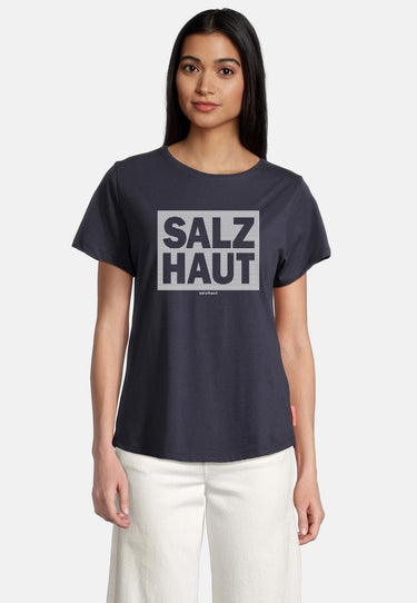 salzhaut - STEENTJE - SALZHAUT STREIFEN Damen normale Passform - Damen - Frontprint - T-Shirt - 4 - #farbe_navy-white