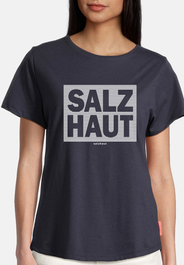 salzhaut - STEENTJE - SALZHAUT STREIFEN Damen normale Passform - Damen - Frontprint - T-Shirt - 3 - #farbe_navy-white