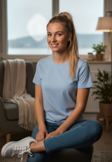 salzhaut - STEENTJE Damen Shirt normale Passform - adenauer & co - Anker - Basic - 32 - #farbe_Light Blue