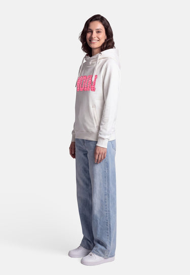 salzhaut - SÜNN - MOIN Herzen Damen Hoodie Tailliert - adenauer & co - Anker - Basic - 28 - #farbe_Offwhite-Blossom