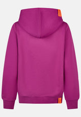 salzhaut - SÜNN - MOIN Leo Damen Hoodie Tailliert - adenauer & co - Anker - Basic - 40 - #farbe_Plum-Pink