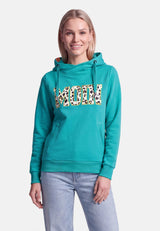 salzhaut - SÜNN - MOIN Leo Damen Hoodie Tailliert - adenauer & co - Anker - Basic - 11 - #farbe_Lagoon-Yellow