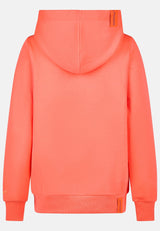 salzhaut - SÜNN - MOIN Leo Damen Hoodie Tailliert - adenauer & co - Anker - Basic - 24 - #farbe_Fiery Coral-Yellow