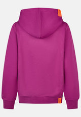 salzhaut - SÜNN - MOIN Leo Damen Hoodie Tailliert - adenauer & co - Anker - Basic - 8 - #farbe_Plum-Yellow