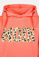 salzhaut - SÜNN - MOIN Leo Damen Hoodie Tailliert - adenauer & co - Anker - Basic - 23 - #farbe_Fiery Coral-Yellow