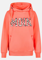 salzhaut - SÜNN - MOIN Leo Damen Hoodie Tailliert - adenauer & co - Anker - Basic - 26 - #farbe_Fiery Coral-Pink