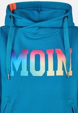salzhaut - Damen Hoodie SÜNN - MOIN Multicolor Tailliert - adenauer & co - Anker - Basic - 15 - #farbe_Fjord-Multicolor