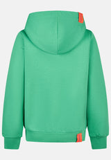 salzhaut - Damen Hoodie SÜNN - MOIN Multicolor Tailliert - adenauer & co - Anker - Basic - 24 - #farbe_Apple Green-Multicolor