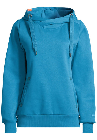 salzhaut - SÜNN Damen Tailliert - Hamburg - Hoodie - Kapuzenpulli - 99 -#farbe_fjord