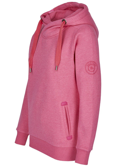 salzhaut - SÜNN Damen Tailliert - Hamburg - Hoodie - Kapuzenpulli - 45 - #farbe_pink