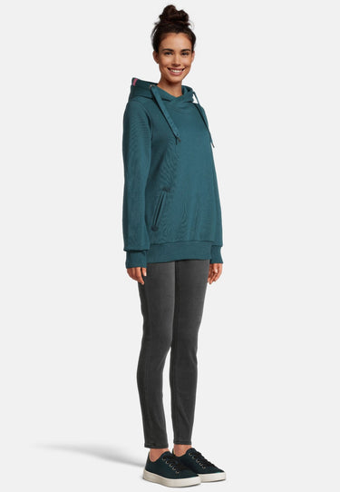 salzhaut - SÜNN Damen Tailliert - Hamburg - Hoodie - Kapuzenpulli - 67 - #farbe_dragonfly