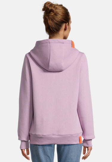 salzhaut - SÜNN Damen Tailliert - Hamburg - Hoodie - Kapuzenpulli - 41 - #farbe_flieder