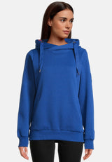 salzhaut - Damen Hoodie SÜNN Tailliert - adenauer & co - Anker - Basic - 102 - #farbe_Ultramarine
