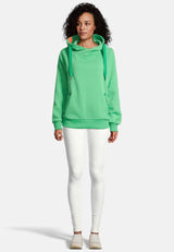 salzhaut - Damen Hoodie SÜNN Tailliert - adenauer & co - Anker - Basic - 30 - #farbe_Apple Green