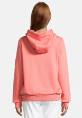 salzhaut - Damen Hoodie SÜNN Tailliert - adenauer & co - Anker - Basic - 59 - #farbe_Coral