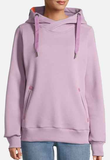salzhaut - SÜNN Damen Tailliert - Hamburg - Hoodie - Kapuzenpulli - 40 - #farbe_flieder