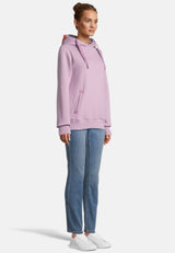 salzhaut - Damen Hoodie SÜNN Tailliert - adenauer & co - Anker - Basic - 48 - #farbe_Flieder