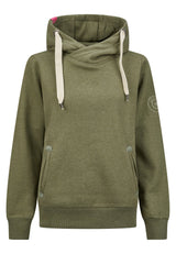 salzhaut - Damen Hoodie SÜNN Tailliert - adenauer & co - Anker - Basic - 68 - #farbe_Seagrass