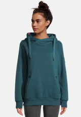 salzhaut - Damen Hoodie SÜNN Tailliert - adenauer & co - Anker - Basic - 72 - #farbe_Dragonfly
