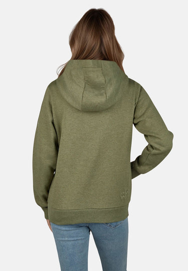 salzhaut - SÜNN Damen Tailliert - Hamburg - Hoodie - Kapuzenpulli - 61 - #farbe_seagrass