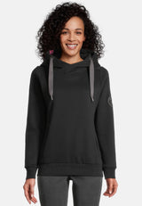 salzhaut - SÜNN HOODIE Damen Hoodie Relaxed-Fit - adenauer & co - Anker - Basic - 33 - #farbe_Black
