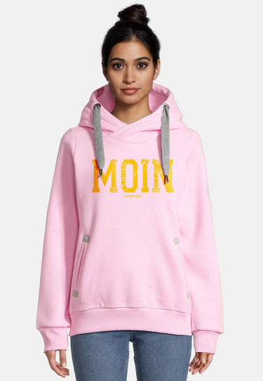 Salzhaut - SÜNN - MOIN Damen Tailliert - baumwollpullover - frauen sweatjacke - freizeitpullover - 21 - #farbe_rose-neon-orange