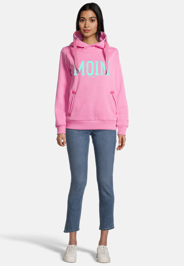 Salzhaut - SÜNN - MOIN Damen Tailliert - baumwollpullover - frauen sweatjacke - freizeitpullover - 35 - #farbe_blossom-yucca
