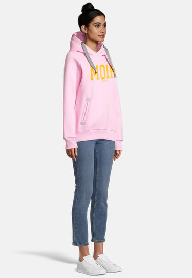 Salzhaut - SÜNN - MOIN Damen Tailliert - baumwollpullover - frauen sweatjacke - freizeitpullover - 25 - #farbe_rose-neon-orange