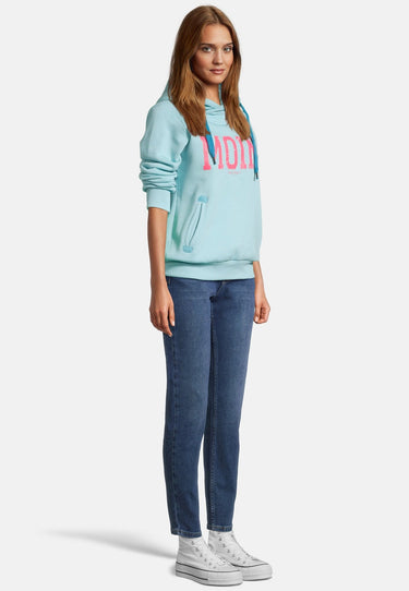 Salzhaut - SÜNN - MOIN Damen Tailliert - baumwollpullover - frauen sweatjacke - freizeitpullover - 10 - #farbe_aqua