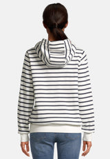 Salzhaut - SÜNN - RINGEL Damen Tailliert - Hamburg - Hoodie - Kapuze - 4 - #farbe_navy-offwhite