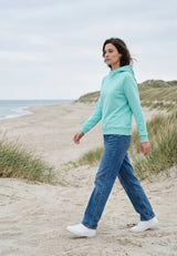 salzhaut - SUTSCHE Damen Hoodie Regular Fit - adenauer & co - Anker - Basic - 1 - #farbe_Aqua