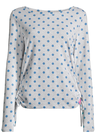 salzhaut - SVEA Damen normale Passform - Hamburg - Langarmshirt - Punkte - 2 - #farbe_grey-melange