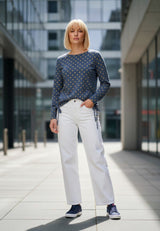 salzhaut - SVEA Damen normale Passform - adenauer & co - Anker - Basic - 1 - farbe_Jeans Blue