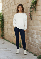 salzhaut - TAGEL Damen Pullover Relaxed-Fit - adenauer & co - Anker - Basic - 13 - #farbe_Offwhite