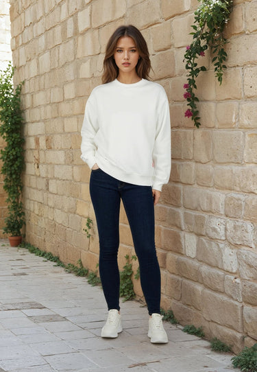 Salzhaut - TAGEL Damen Relaxed-Fit - Damen - kuschelig - Longsleeve - 7 - #farbe_offwhite
