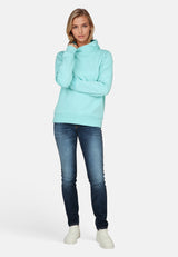 Salzhaut - TALKEN Damen Relaxed-Fit - Hoodie - Kapuzenpullover - Langarmshirt - 7 - #farbe_aqua