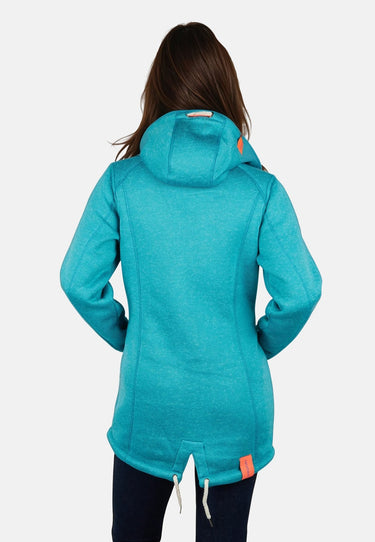 Salzhaut - TÄRGERN Damen Relaxed-Fit - Fleece - Jacke - Mantel - 10 - #farbe_scuba-blue