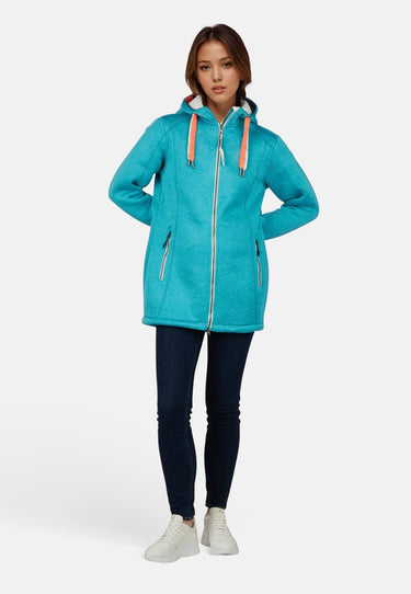 Salzhaut - TÄRGERN Damen Relaxed-Fit - Fleece - Jacke - Mantel - 7 - #farbe_scuba-blue