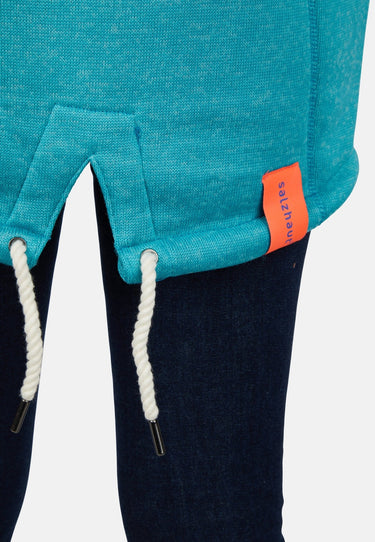 Salzhaut - TÄRGERN Damen Relaxed-Fit - Fleece - Jacke - Mantel - 12 - #farbe_scuba-blue