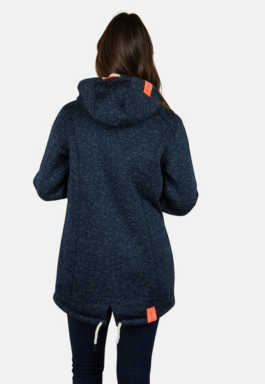 salzhaut - TÄRGERN Damen Relaxed-Fit - Fleece - Jacke - Mantel - 4 - #farbe_navy