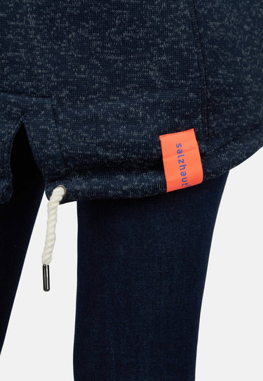 Salzhaut - TÄRGERN Damen Relaxed-Fit - Fleece - Jacke - Mantel - 6 - #farbe_navy