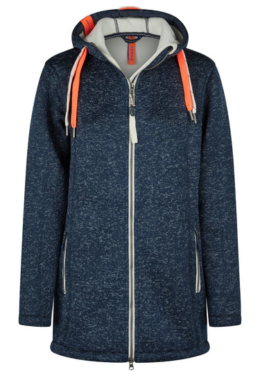 salzhaut - TÄRGERN Damen Relaxed-Fit - Fleece - Jacke - Mantel - 2 - #farbe_navy
